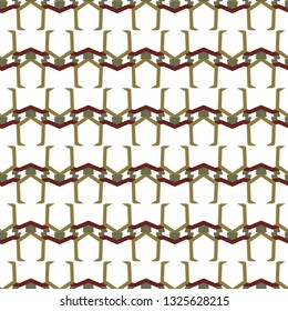 Seamless vector pattern in geometric ornamental style