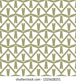 Seamless vector pattern in geometric ornamental style