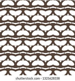 Seamless vector pattern in geometric ornamental style