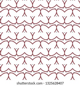 Seamless vector pattern in geometric ornamental style