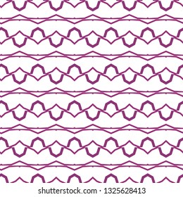 Seamless vector pattern in geometric ornamental style