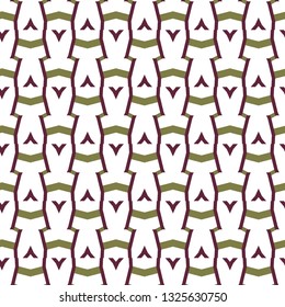 Seamless vector pattern in geometric ornamental style