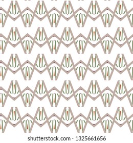 Seamless vector pattern in geometric ornamental style