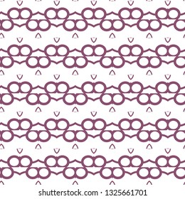 Seamless vector pattern in geometric ornamental style
