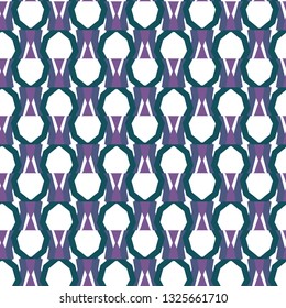 Seamless vector pattern in geometric ornamental style