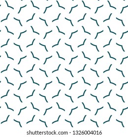 Seamless vector pattern in geometric ornamental style