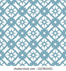 Seamless vector pattern in geometric ornamental style