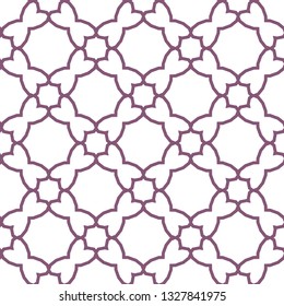 Seamless vector pattern in geometric ornamental style