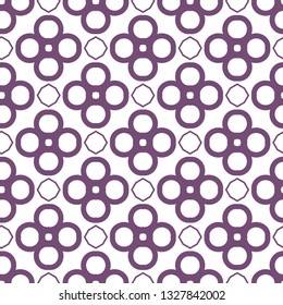 Seamless vector pattern in geometric ornamental style