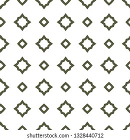Seamless vector pattern in geometric ornamental style