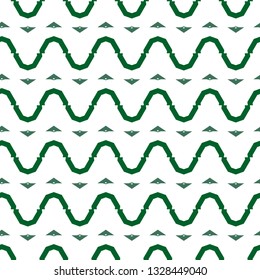 Seamless vector pattern in geometric ornamental style