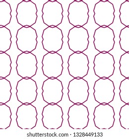 Seamless vector pattern in geometric ornamental style