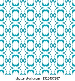 Seamless vector pattern in geometric ornamental style
