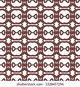 Seamless vector pattern in geometric ornamental style