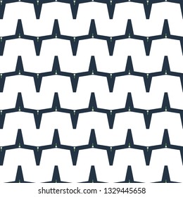 Seamless vector pattern in geometric ornamental style