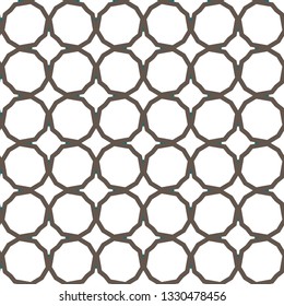 Seamless vector pattern in geometric ornamental style