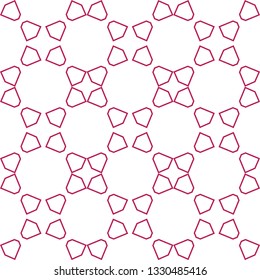 Seamless vector pattern in geometric ornamental style