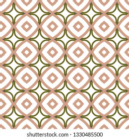 Seamless vector pattern in geometric ornamental style