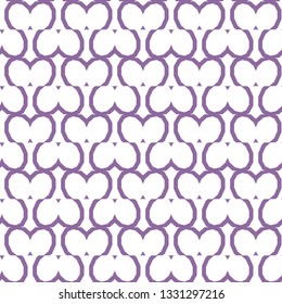 Seamless vector pattern in geometric ornamental style