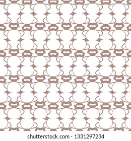 Seamless vector pattern in geometric ornamental style