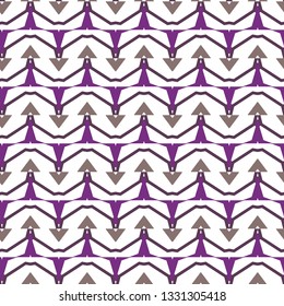 Seamless vector pattern in geometric ornamental style