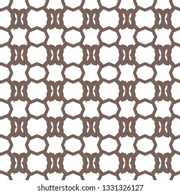 Seamless vector pattern in geometric ornamental style