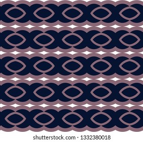 Seamless vector pattern in geometric ornamental style