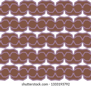 Seamless vector pattern in geometric ornamental style