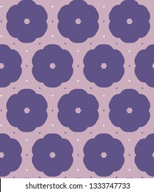 Seamless vector pattern in geometric ornamental style