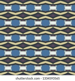 Seamless vector pattern in geometric ornamental style