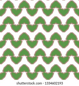 Seamless vector pattern in geometric ornamental style