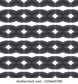 Seamless vector pattern in geometric ornamental style