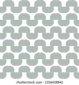 Seamless vector pattern in geometric ornamental style