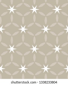 Seamless vector pattern in geometric ornamental style