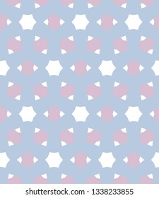 Seamless vector pattern in geometric ornamental style