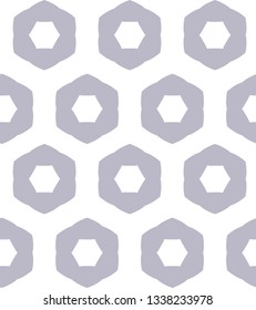 Seamless vector pattern in geometric ornamental style