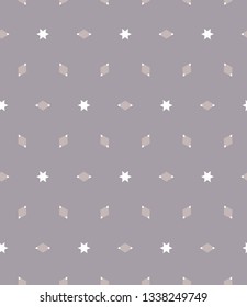 Seamless vector pattern in geometric ornamental style