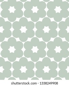 Seamless vector pattern in geometric ornamental style