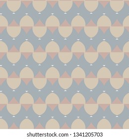 Seamless vector pattern in geometric ornamental style
