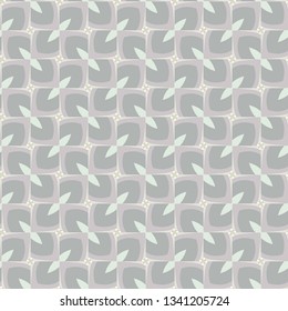 Seamless vector pattern in geometric ornamental style