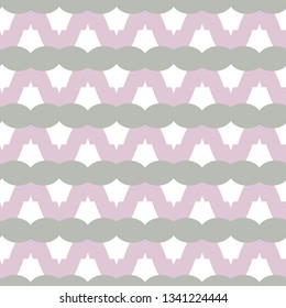 Seamless vector pattern in geometric ornamental style