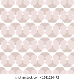 Seamless vector pattern in geometric ornamental style