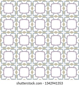 Seamless vector pattern in geometric ornamental style