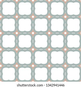 Seamless vector pattern in geometric ornamental style