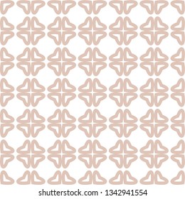 Seamless vector pattern in geometric ornamental style