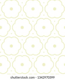 Seamless vector pattern in geometric ornamental style