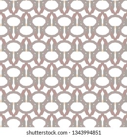 Seamless vector pattern in geometric ornamental style