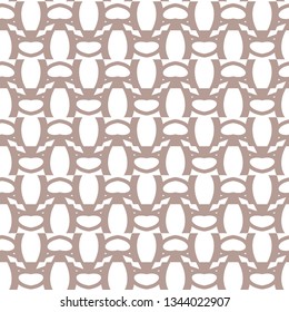 Seamless vector pattern in geometric ornamental style