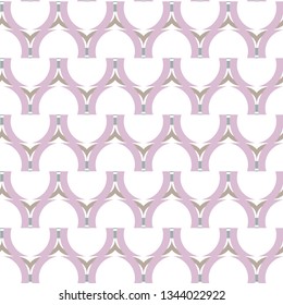 Seamless vector pattern in geometric ornamental style
