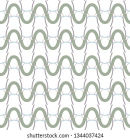 Seamless vector pattern in geometric ornamental style